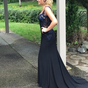 La Femme evening/ prom gown.